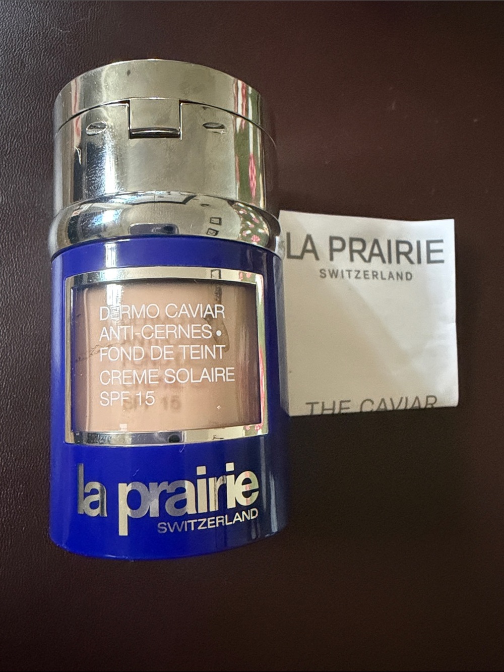 La Prairie Skin Caviar Concealer Foundation SPF15 crème peche N10
